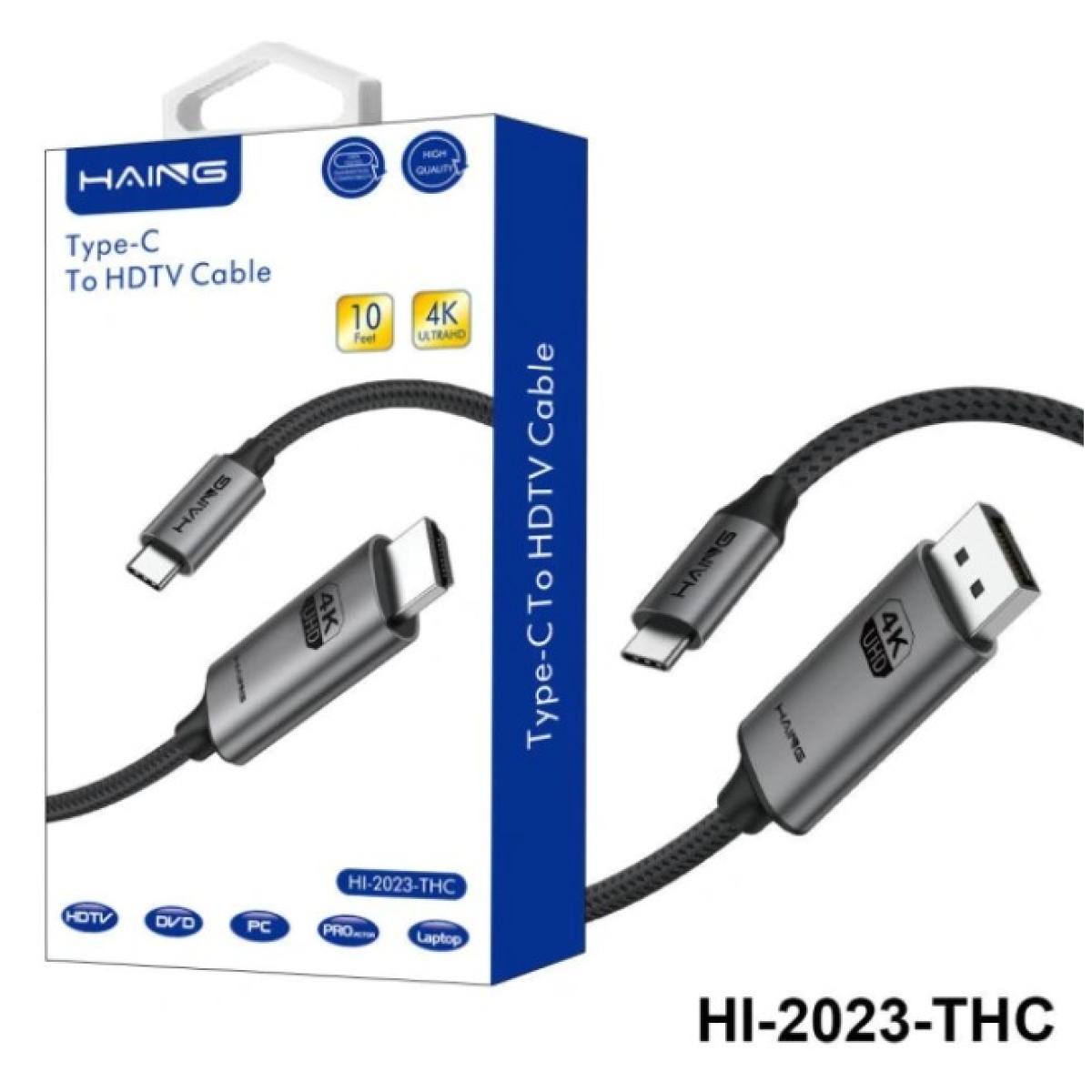 HAING HI-2023-THC-3M Type-C to HDMI HDTV Cable 3M HAING HI-2023-THC-3M Type-C to HDMI HDTV Cable 3M